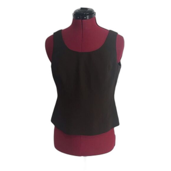 Le Suit Blazer Women’s Petite Size 4P Brown 2-Piece Set Blazer & Tank NWT - Picture 6 of 11